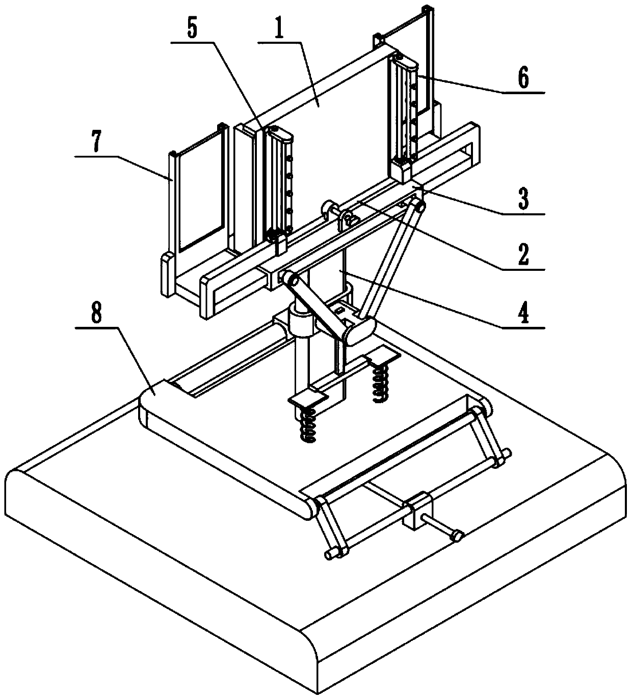 A device for repetitive practice of English letters