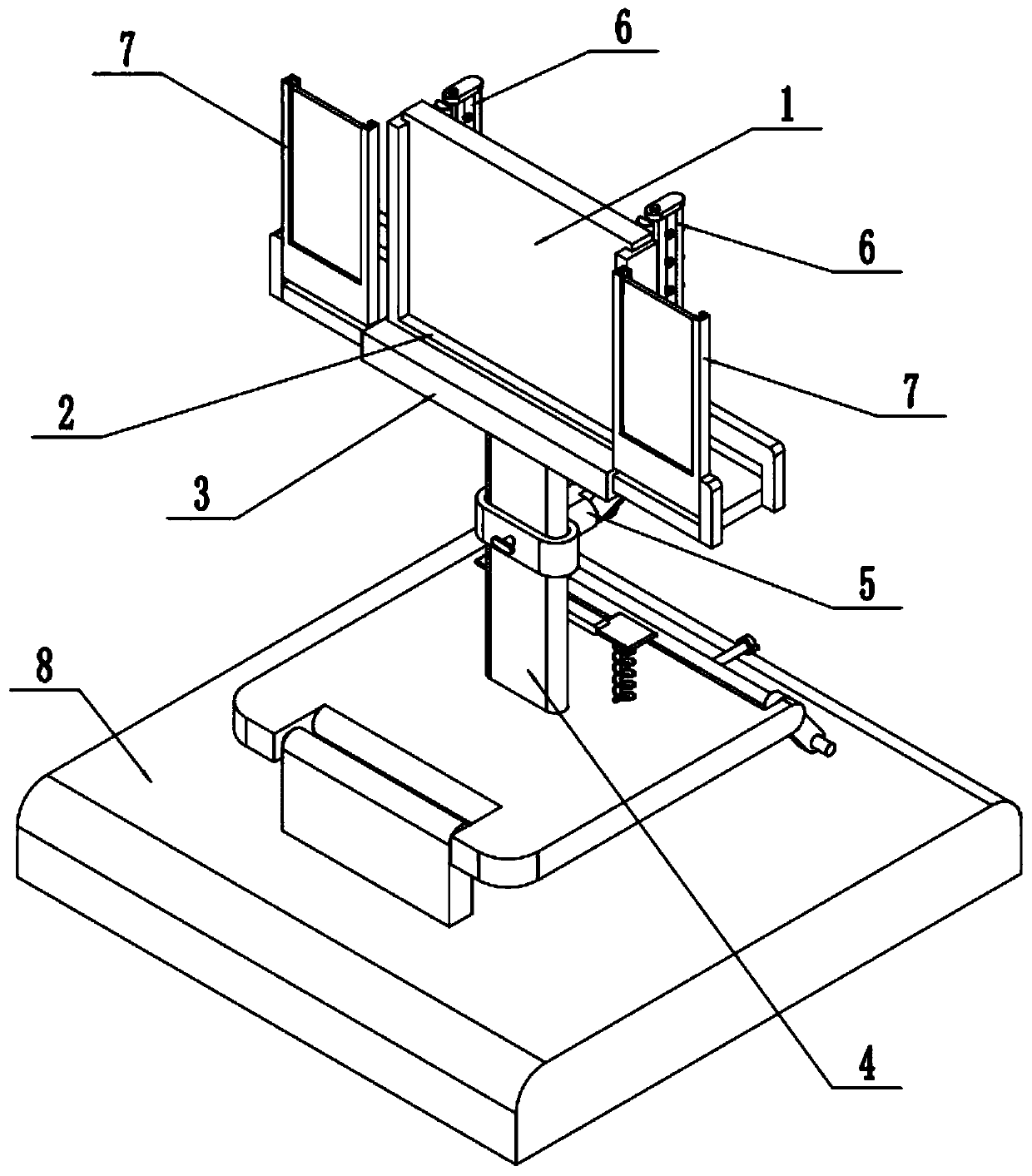 A device for repetitive practice of English letters