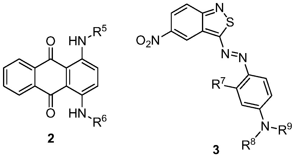 Preparation method of blue disperse dye composition