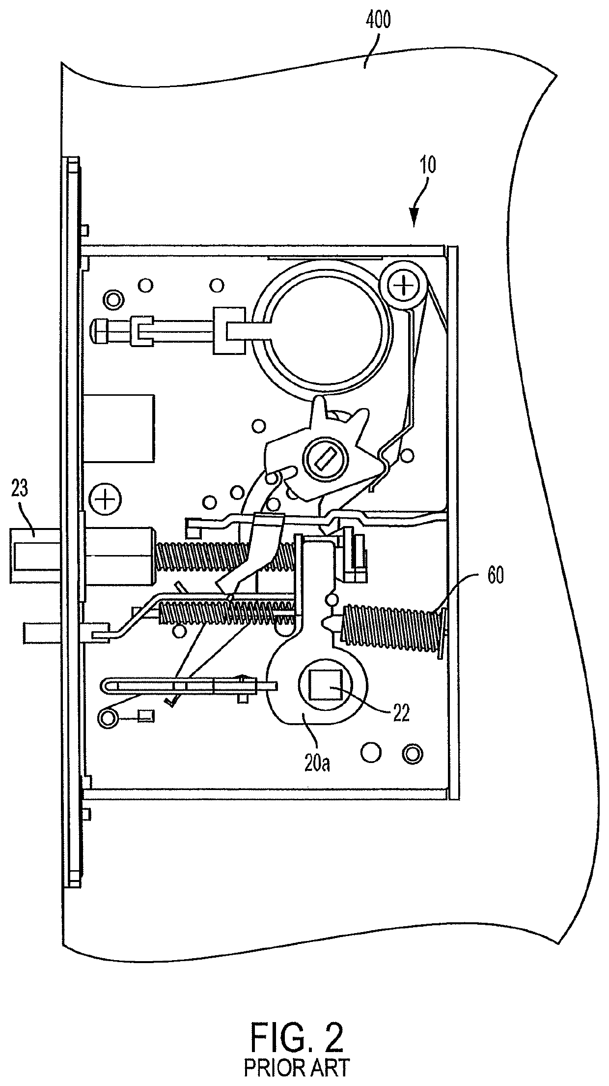 Mortise lock with multi-point latch system