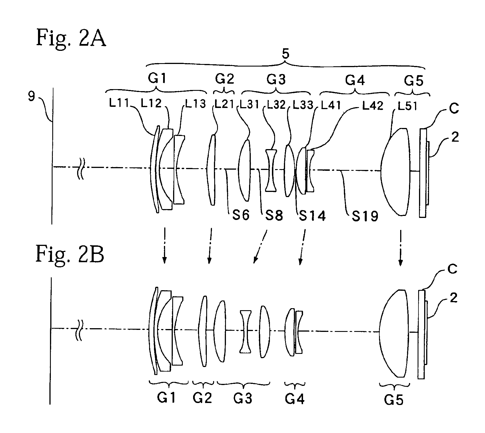 Projection zoom lens system and projector