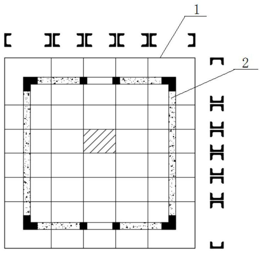 Hydraulic reverse formwork construction method for light aluminum alloy formwork of square chimney