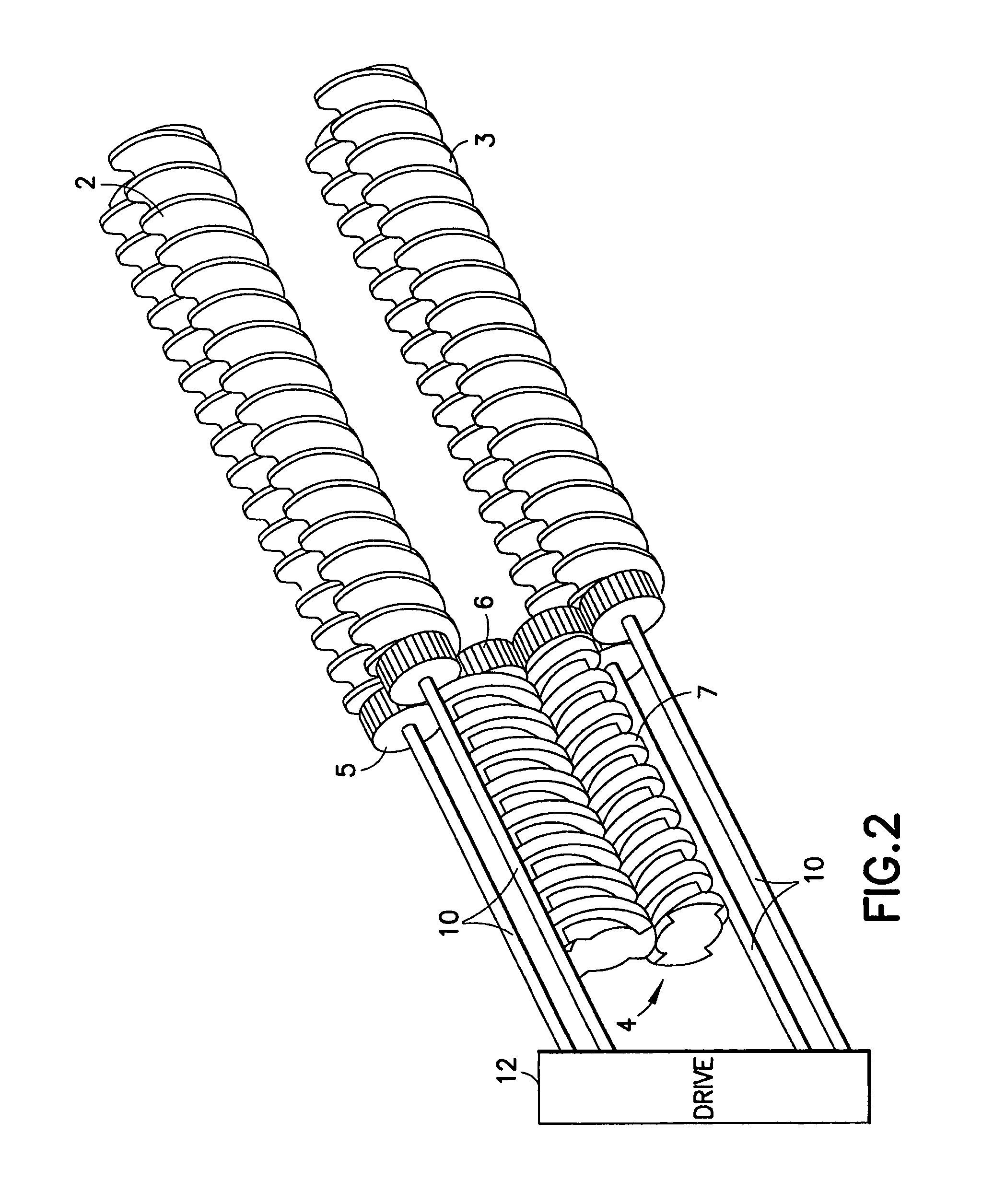 Multiple extruder configuration