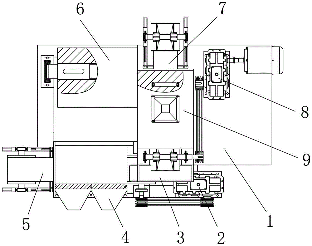 Semi-automatic feeding machine for sheep farm