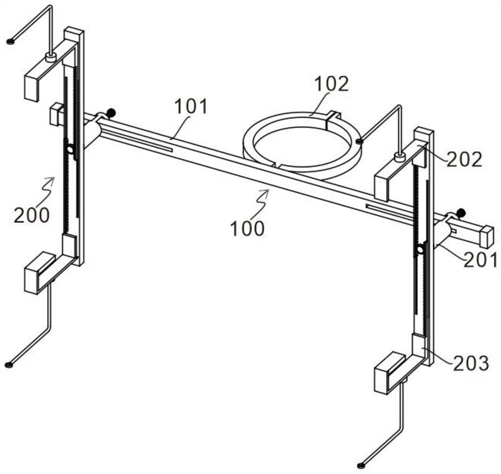 Drainage wire fixing device