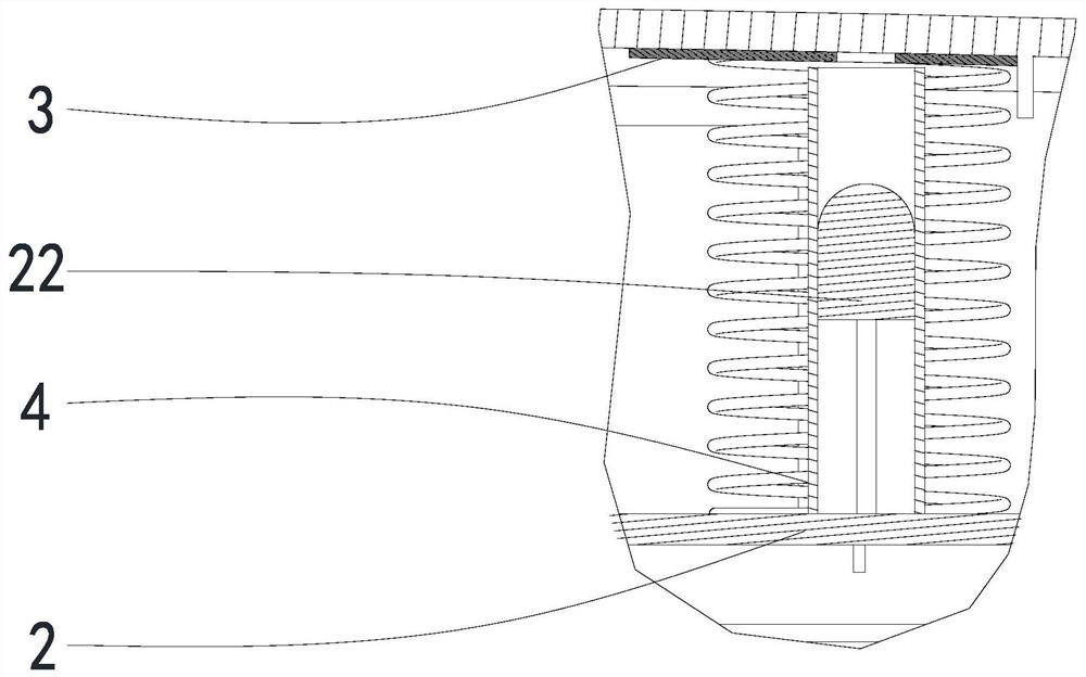 Operation display device and foot bath device