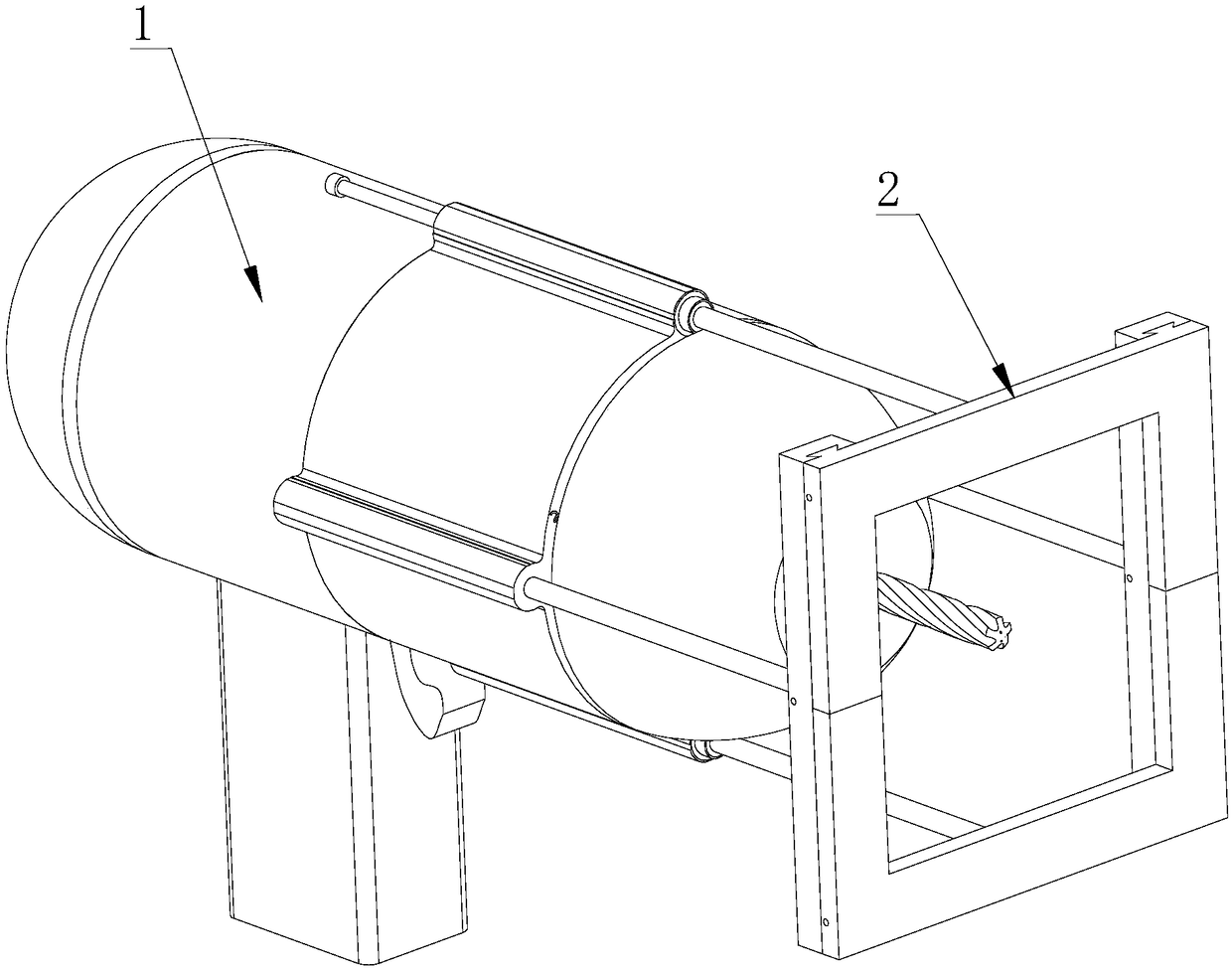 Electric drill facilitating drilling of inclined hole