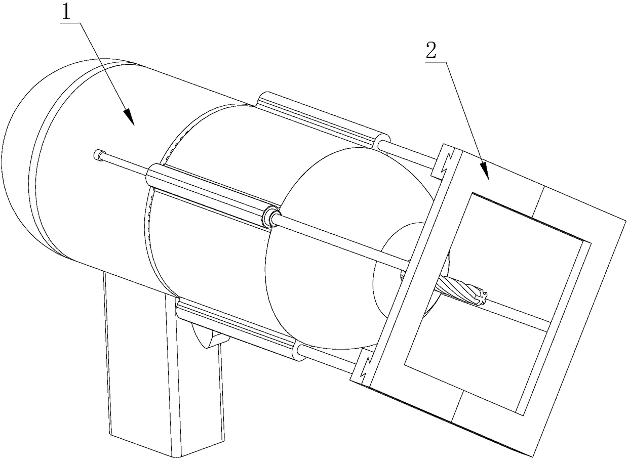 Electric drill facilitating drilling of inclined hole