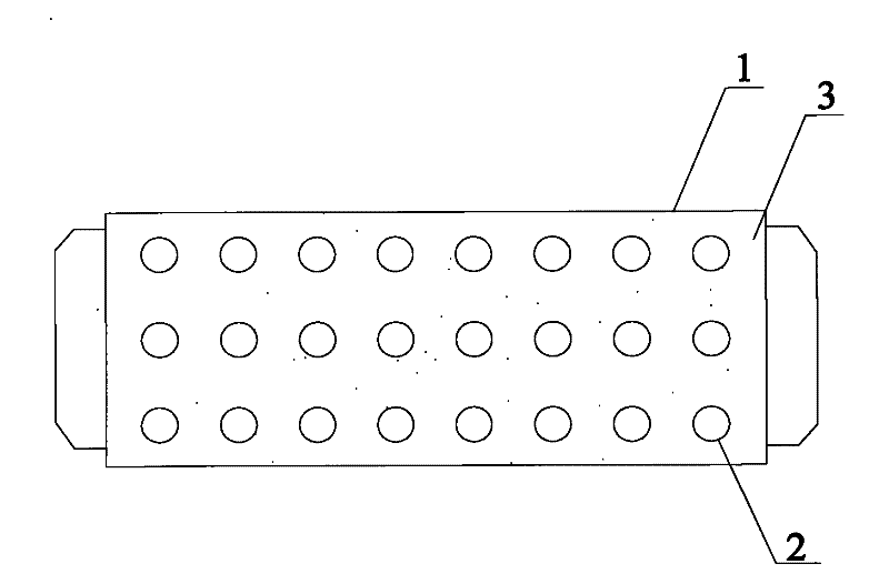 A mold for improving the uniformity of light transmission of a light guide plate