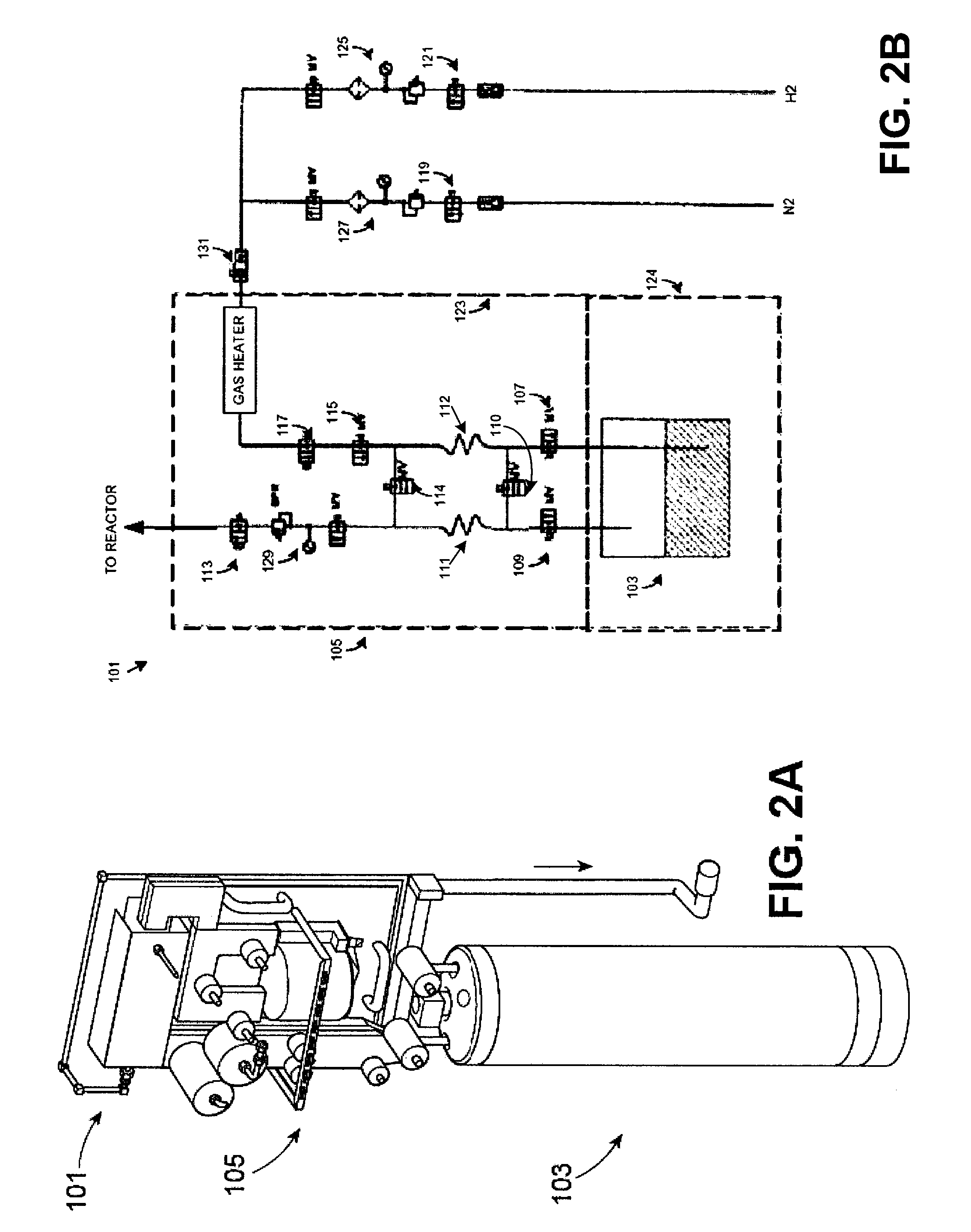 Abatement of reaction gases from gallium nitride deposition