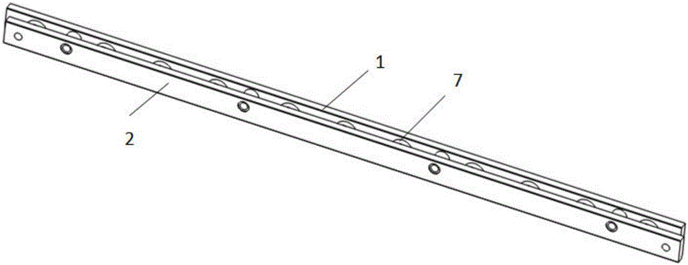 Cut tobacco suction band guide rail device of cigarette making machine