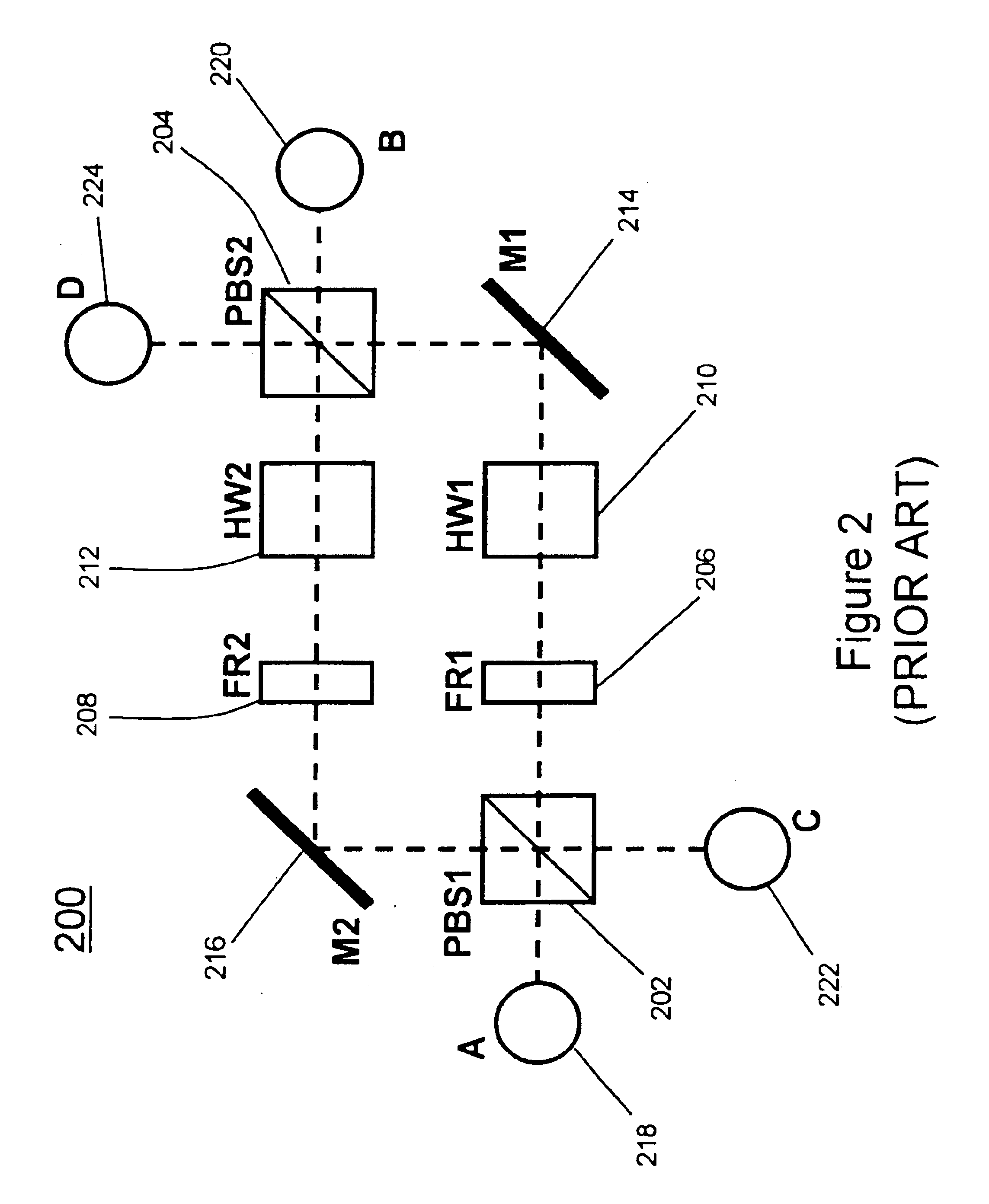 Reflection-type optical circulator utilizing a lens and birefringent plates