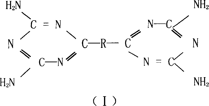 Binary mealmine compound and its preparing method, fire retardant and paint synthesized and their preparing method and use