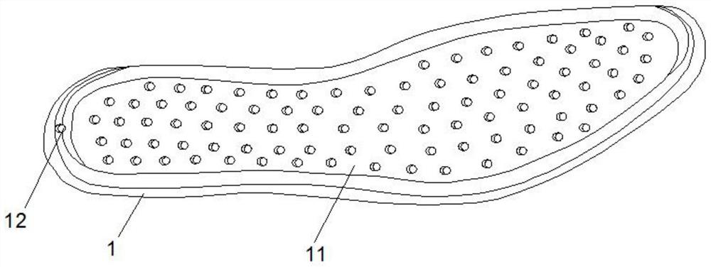 Anti-gravity balance type buffer convection air bag sole and production equipment