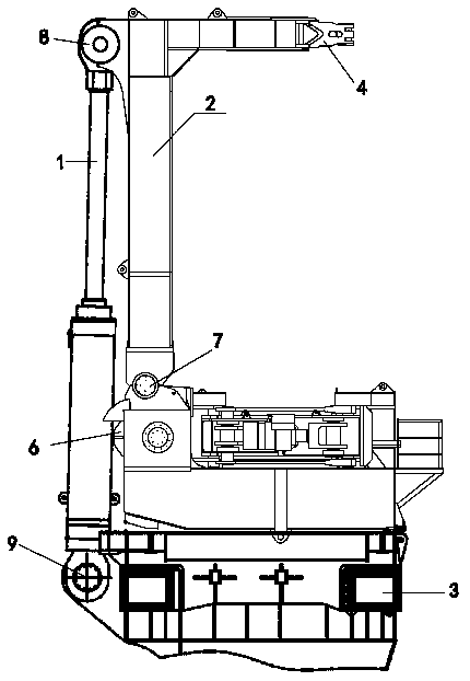 Special pile inverting frame for trolley