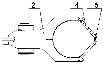 Special pile inverting frame for trolley