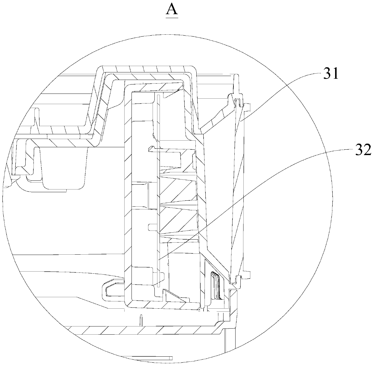 Indoor unit of air conditioner and air conditioner provided with same