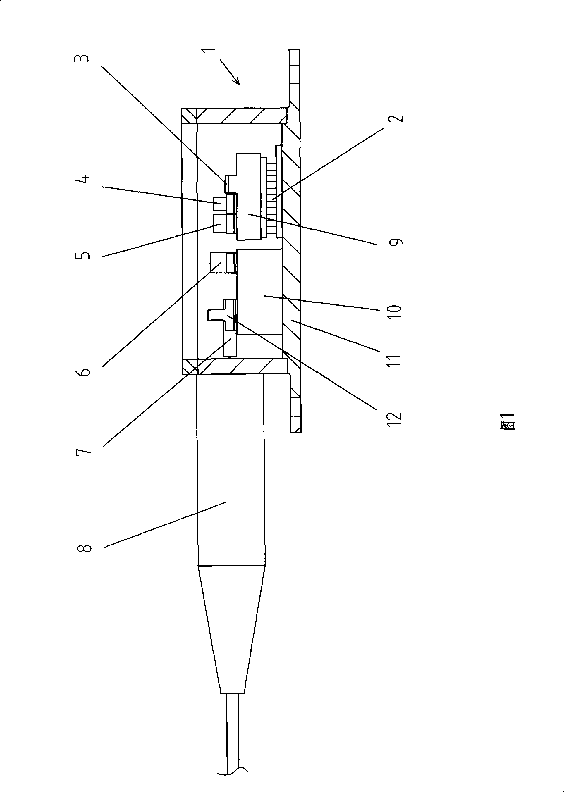 Two-body type base semiconductor laser