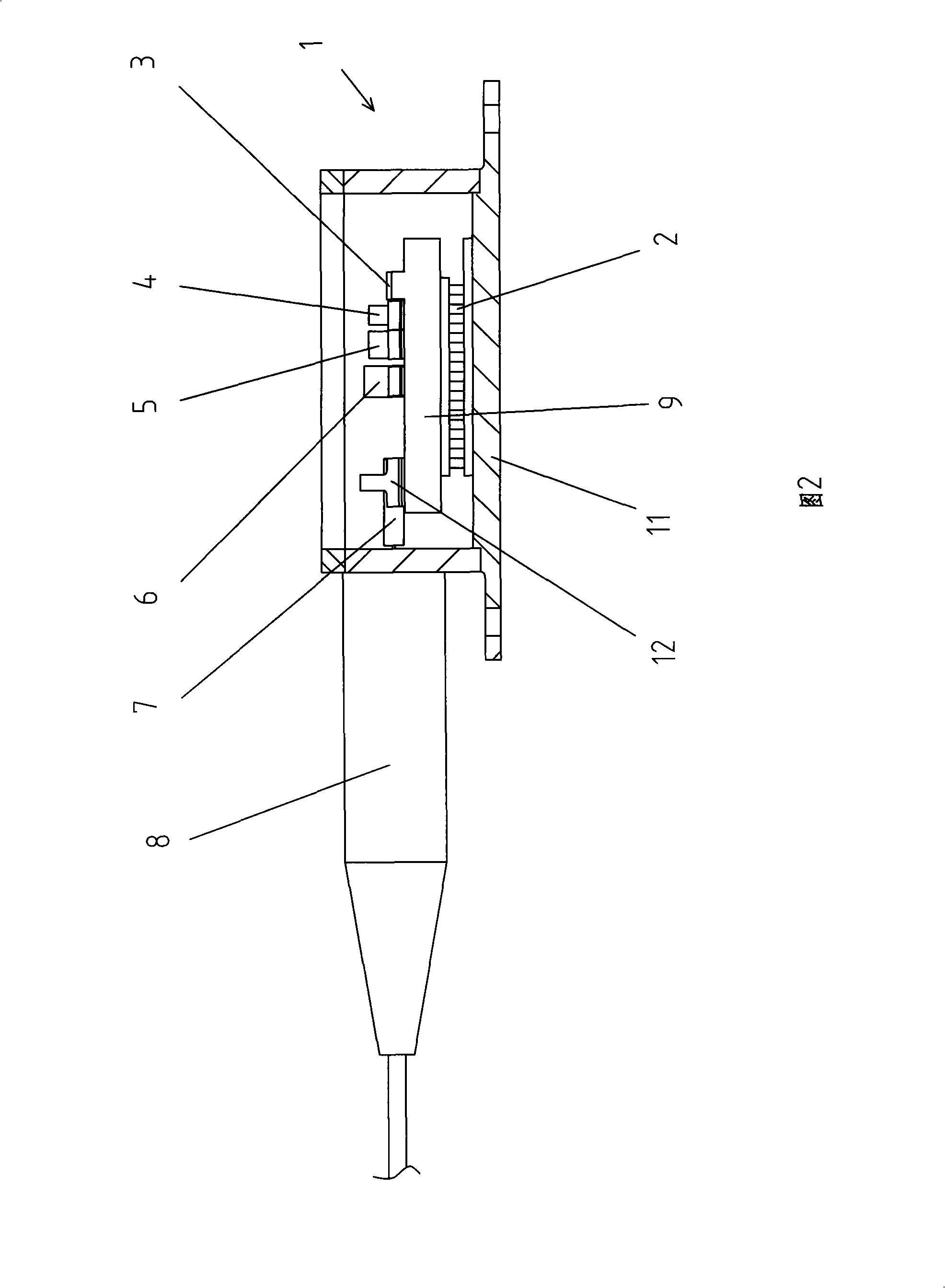 Two-body type base semiconductor laser