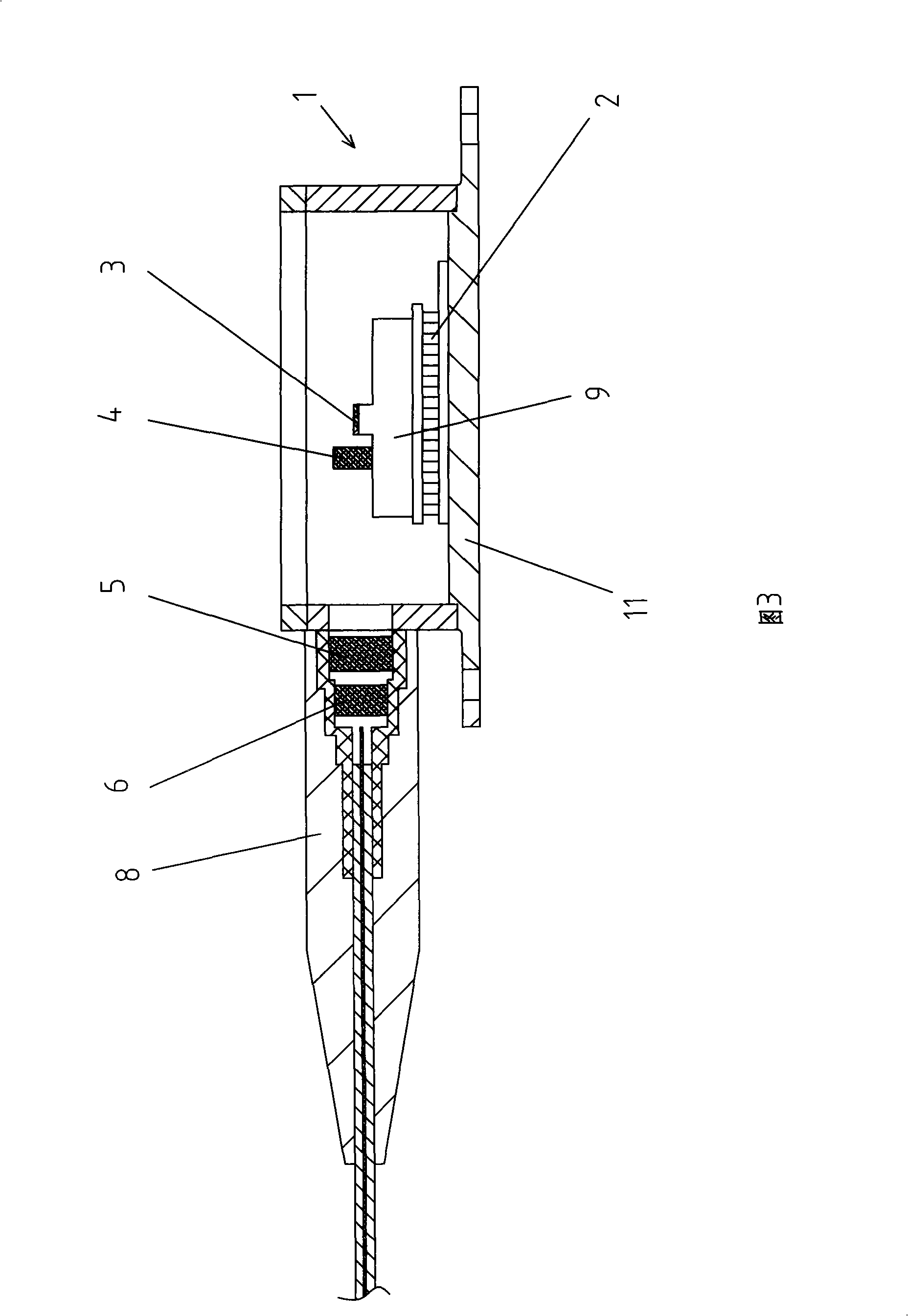 Two-body type base semiconductor laser