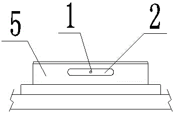 Device for utilizing circular ventilation holes to locate pipes