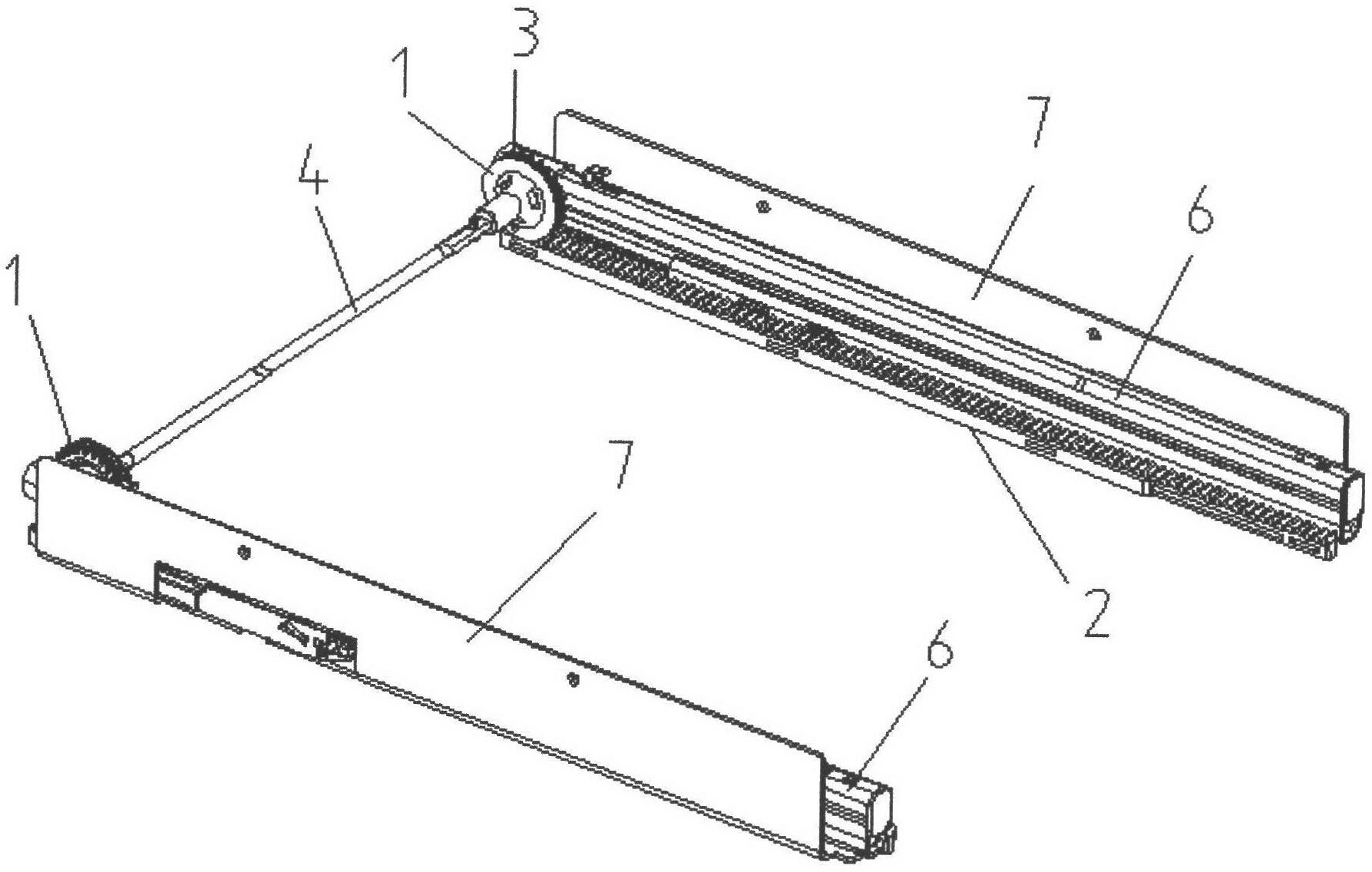 Anti-shaking synchronizing mechanism for slide rails