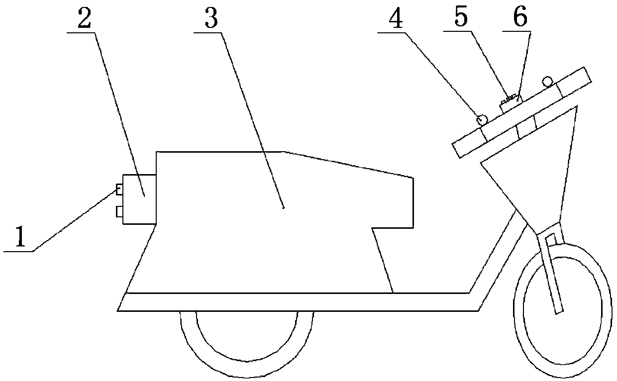 Pre-warning device for preventing tailgating