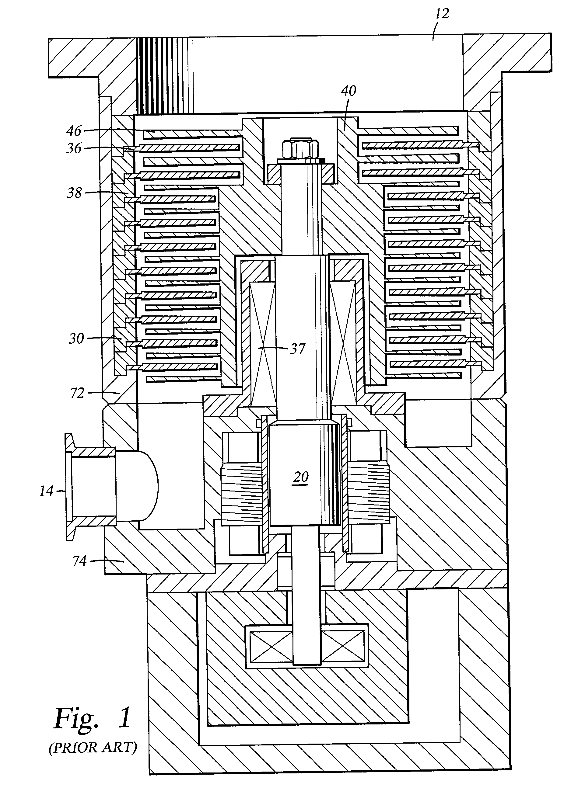 Turbo-molecular pump having enhanced pumping capacity