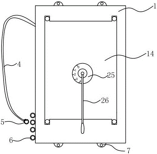 Portable backpack descent control device