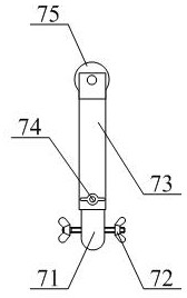 Adjustable suction and application anticorrosion device for internal surface of oil exploitation pipe