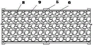 Novel wharf structure quickly constructed on soft foundation and construction method thereof