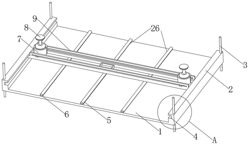 A sorting device for accounting documents