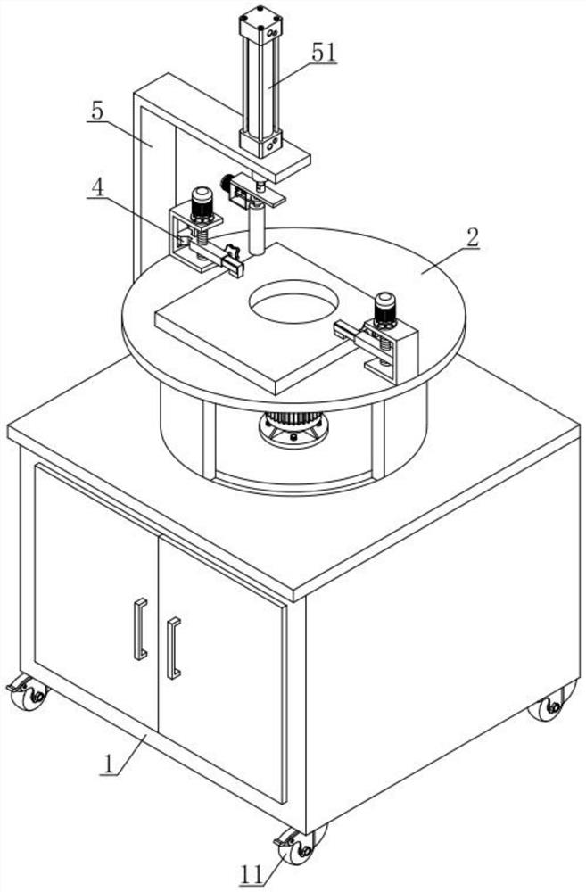 Aluminum alloy support inner hole high-precision grinding device and implementation method thereof