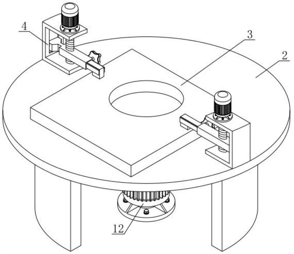 Aluminum alloy support inner hole high-precision grinding device and implementation method thereof