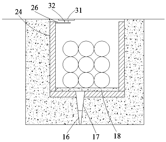 A construction method of cast-in-situ concrete power pipes