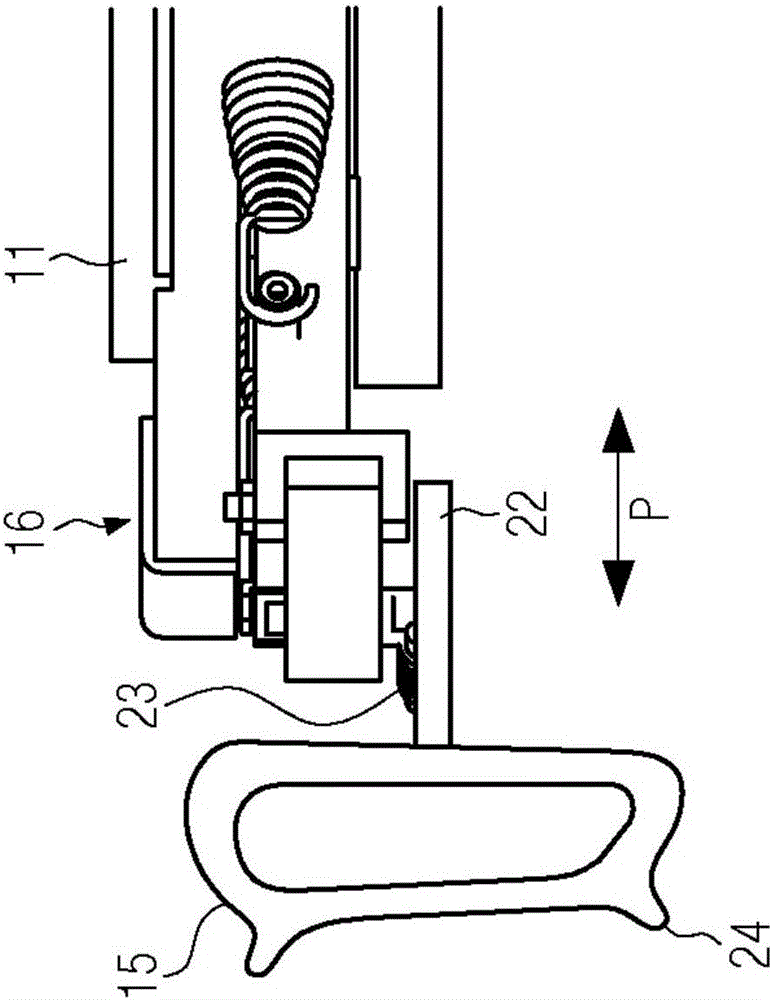 Labeling machine used for installing handle on PET container