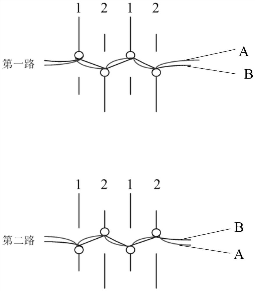 Soft and high-elastic blended cotton fabric and preparation method thereof