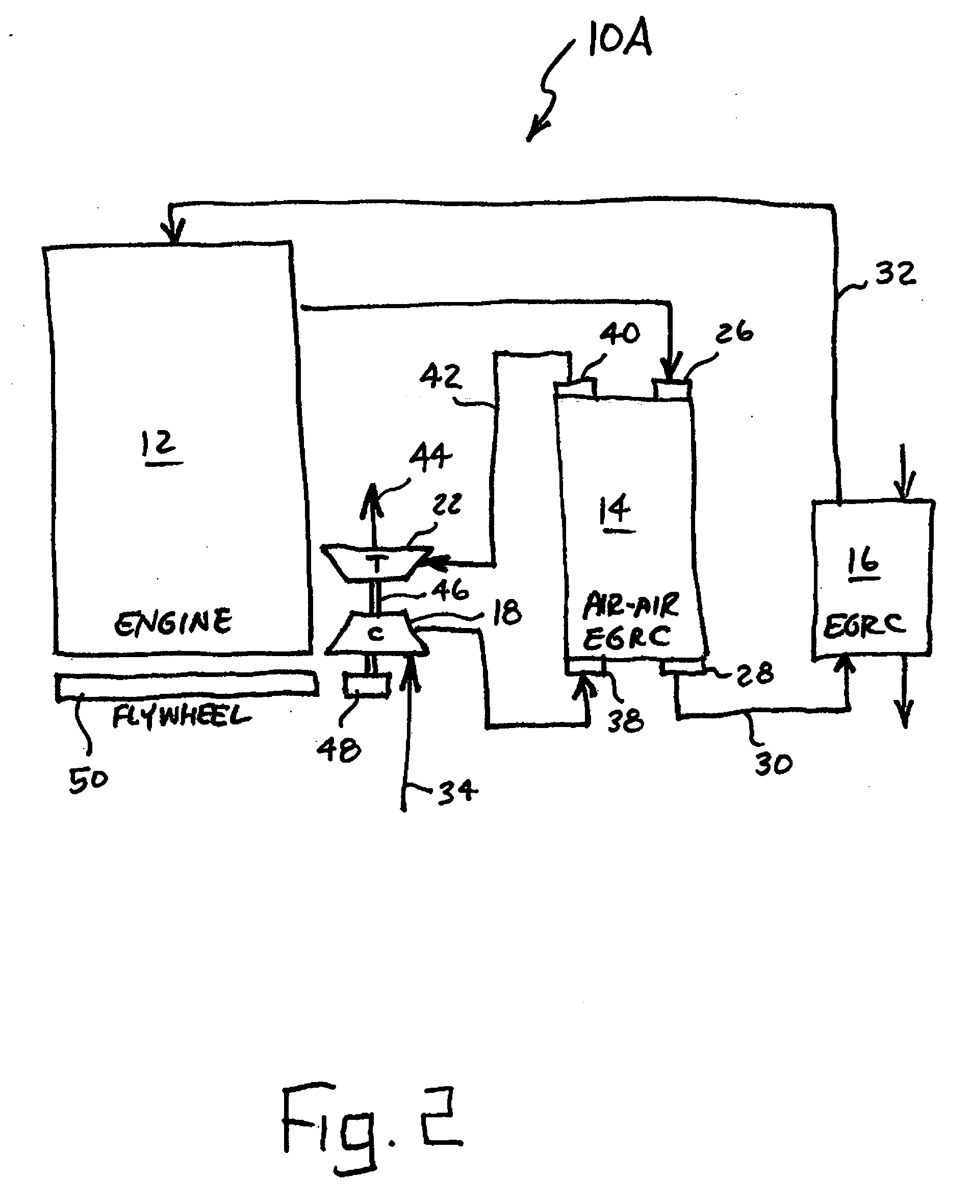 Open loop Brayton cycle for EGR cooling