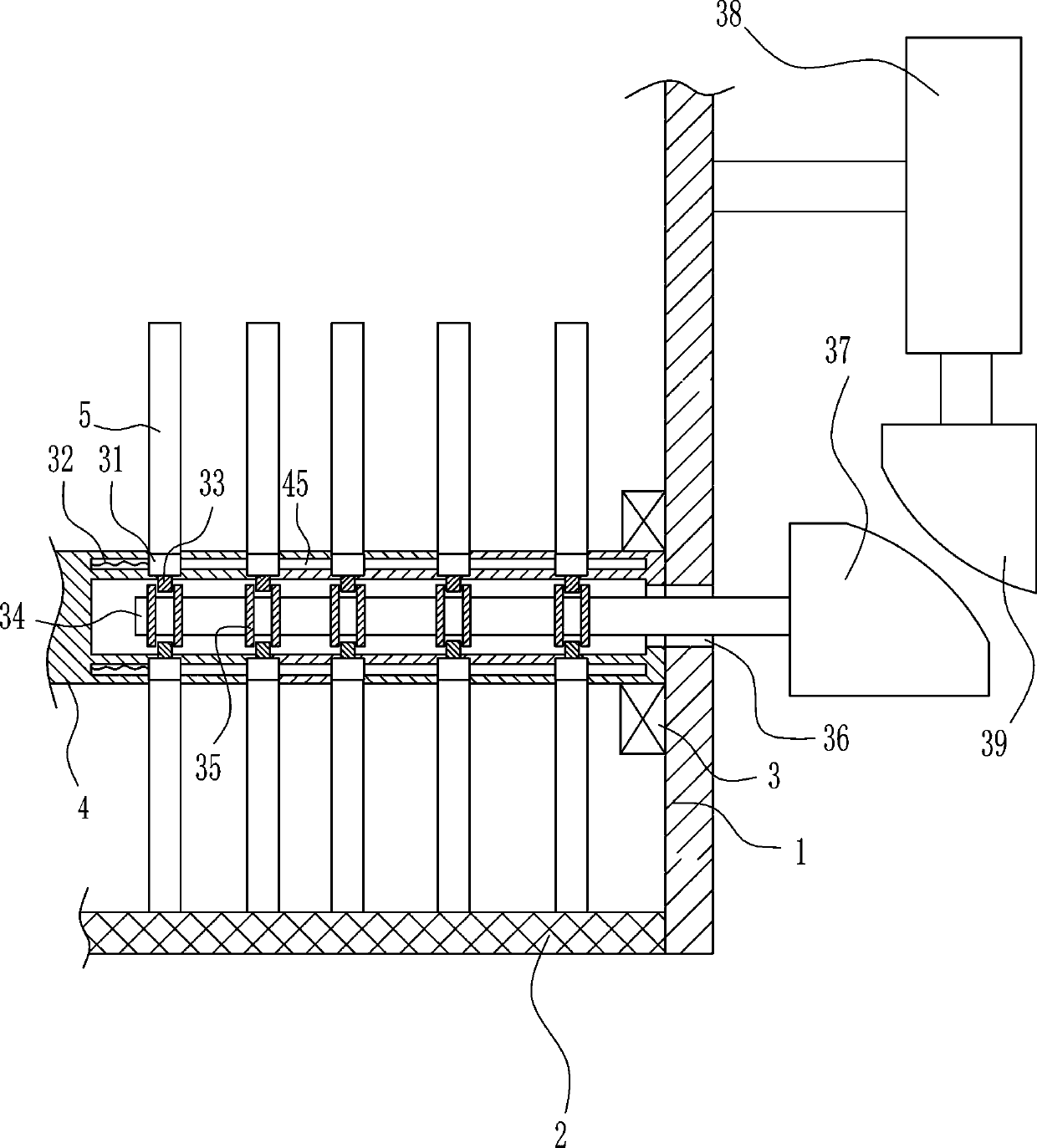 A multi-stage dismantling and recycling device for electronic waste