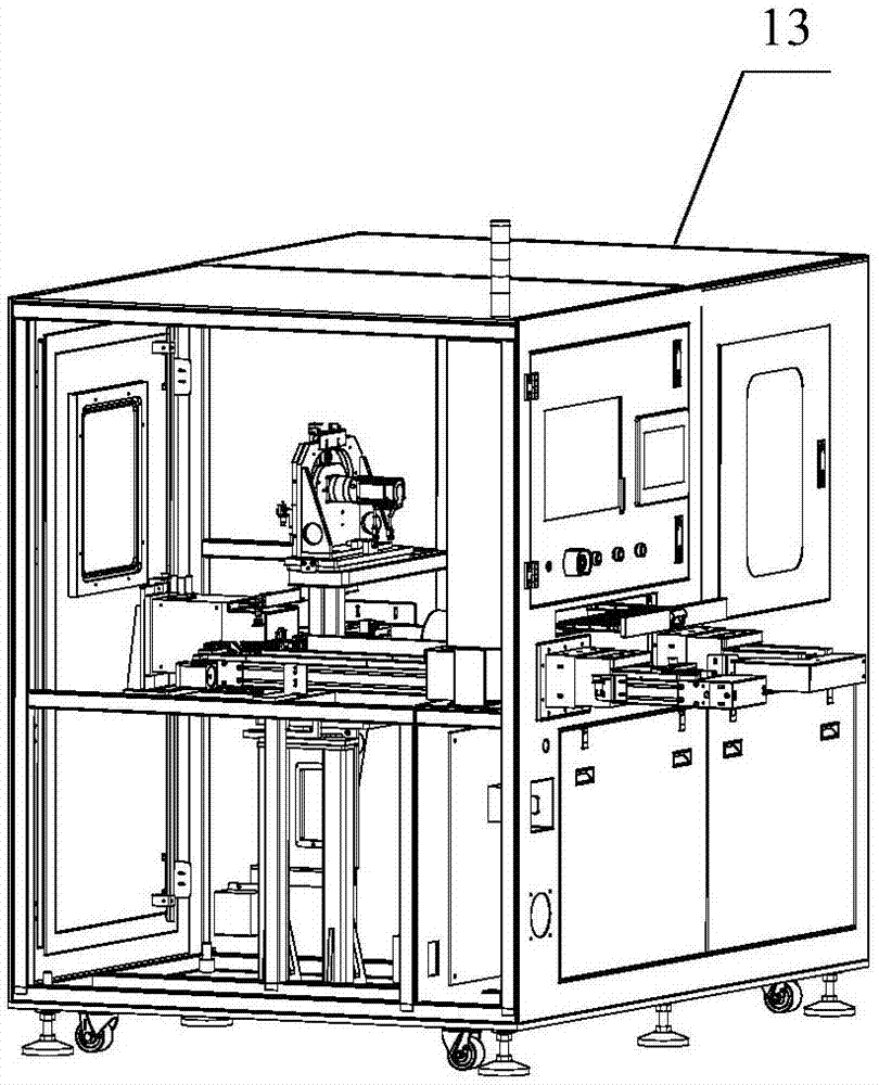 Lithium battery electric leakage testing device and method thereof