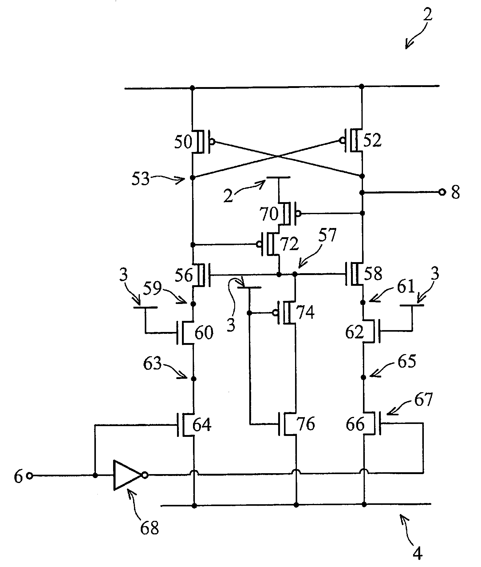 Boost-biased level shifter