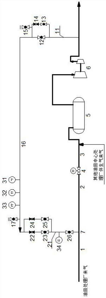 Control system and method for accumulated liquid in large-caliber flash steam pipeline in oil field