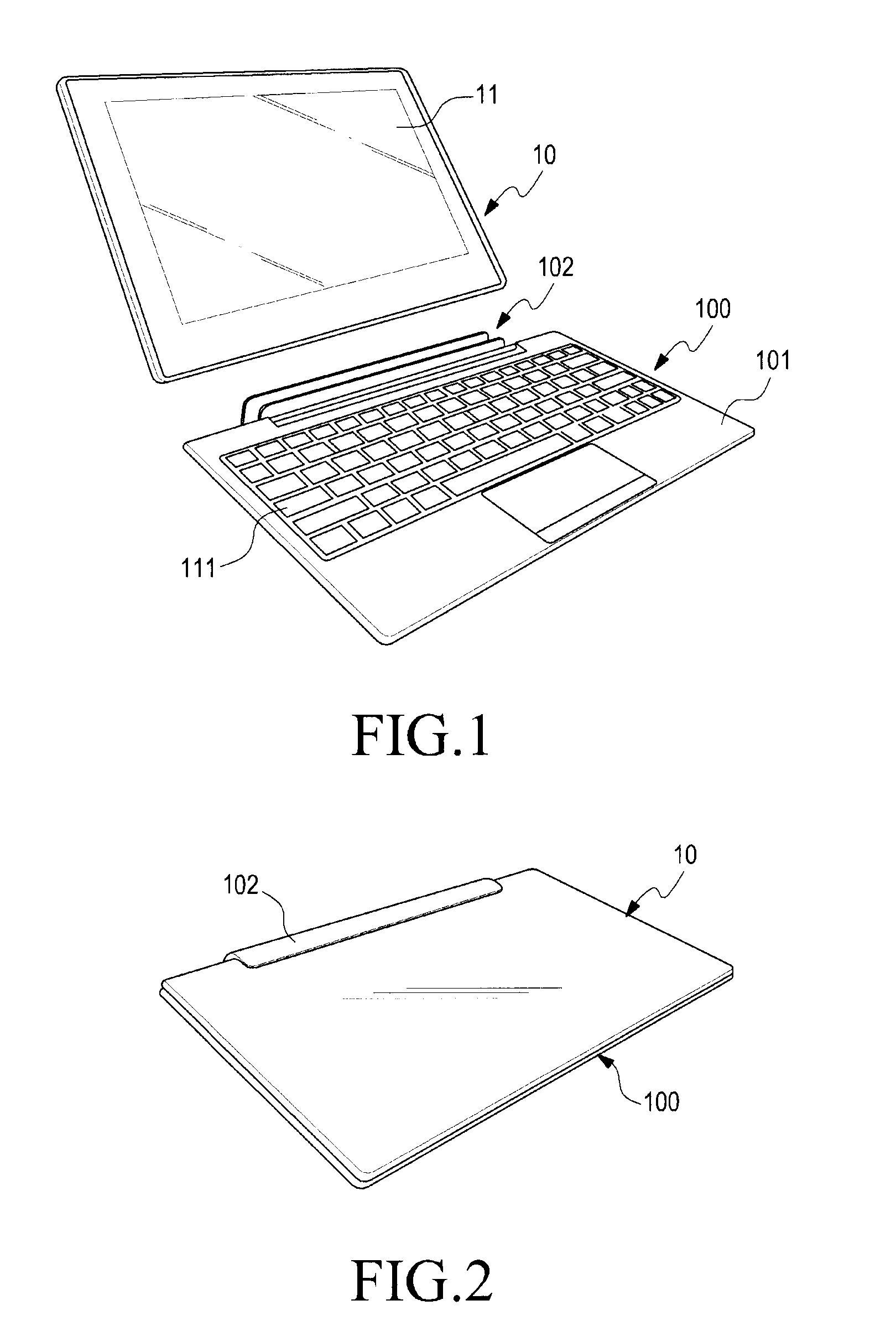 Docking station for portable terminal