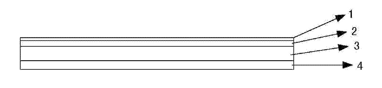 Rigid polyvinyl chloride floor tile and process for producing the same