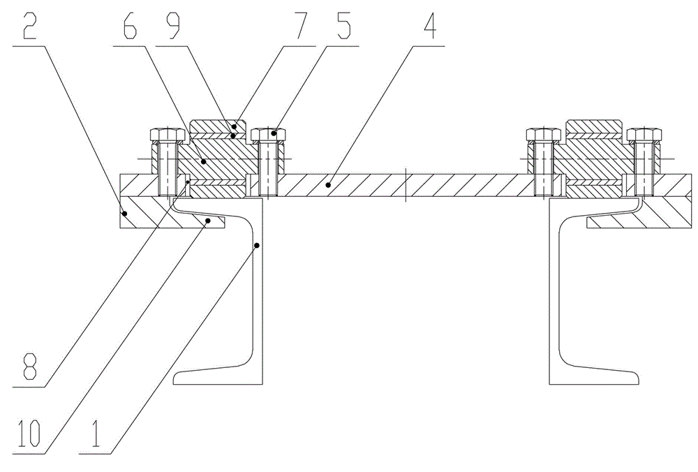 Power head movement friction pair for down-hole drilling machine