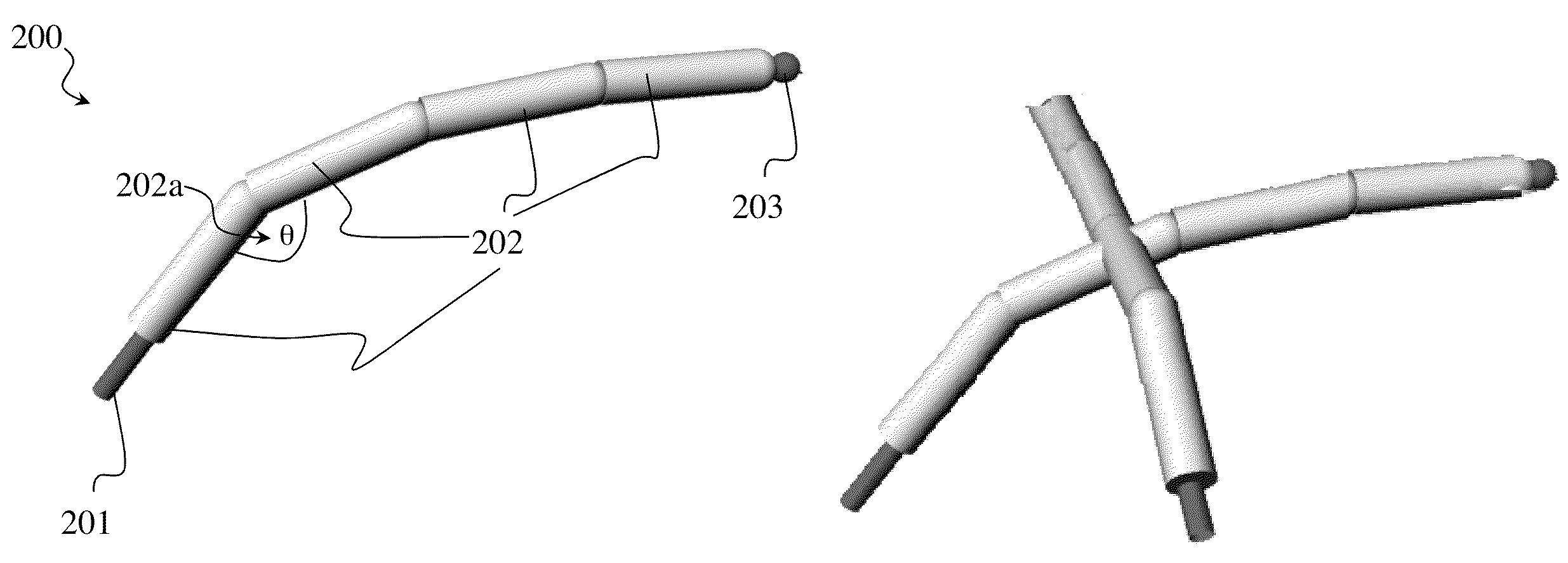 Flexible segmented support structure