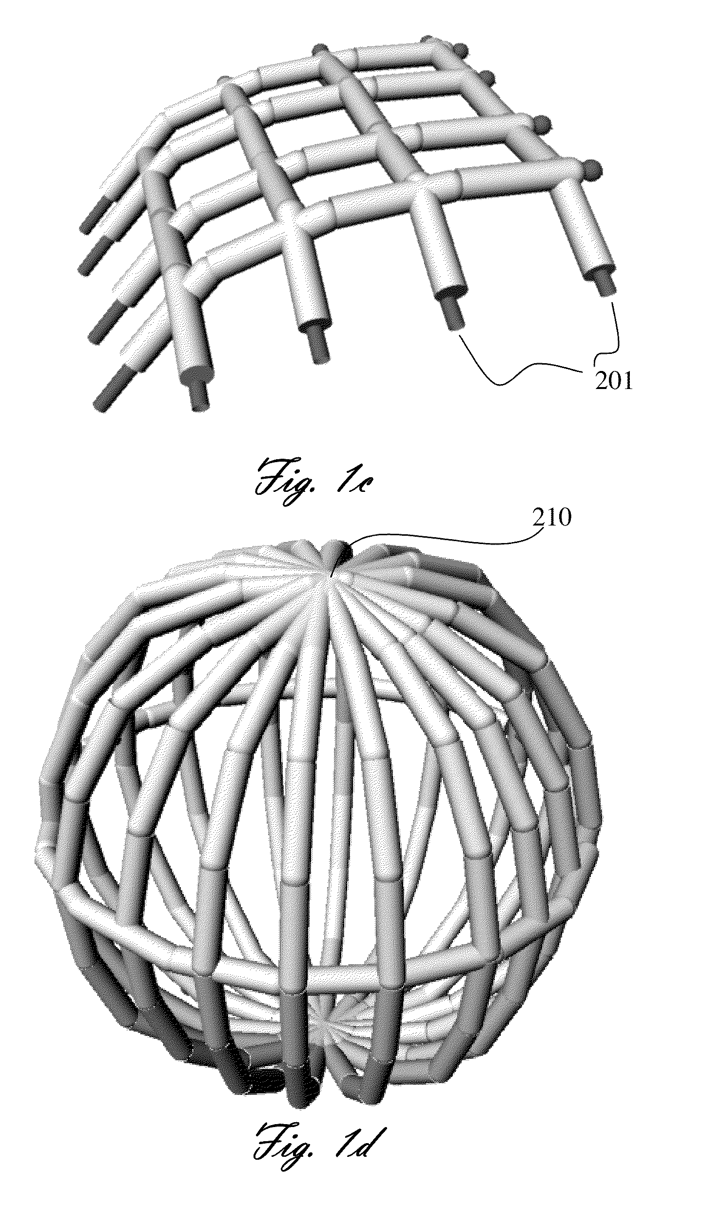 Flexible segmented support structure