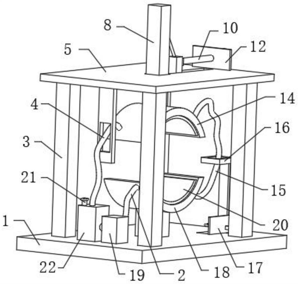 Novel cyclic cold compress device for orthopedic nursing