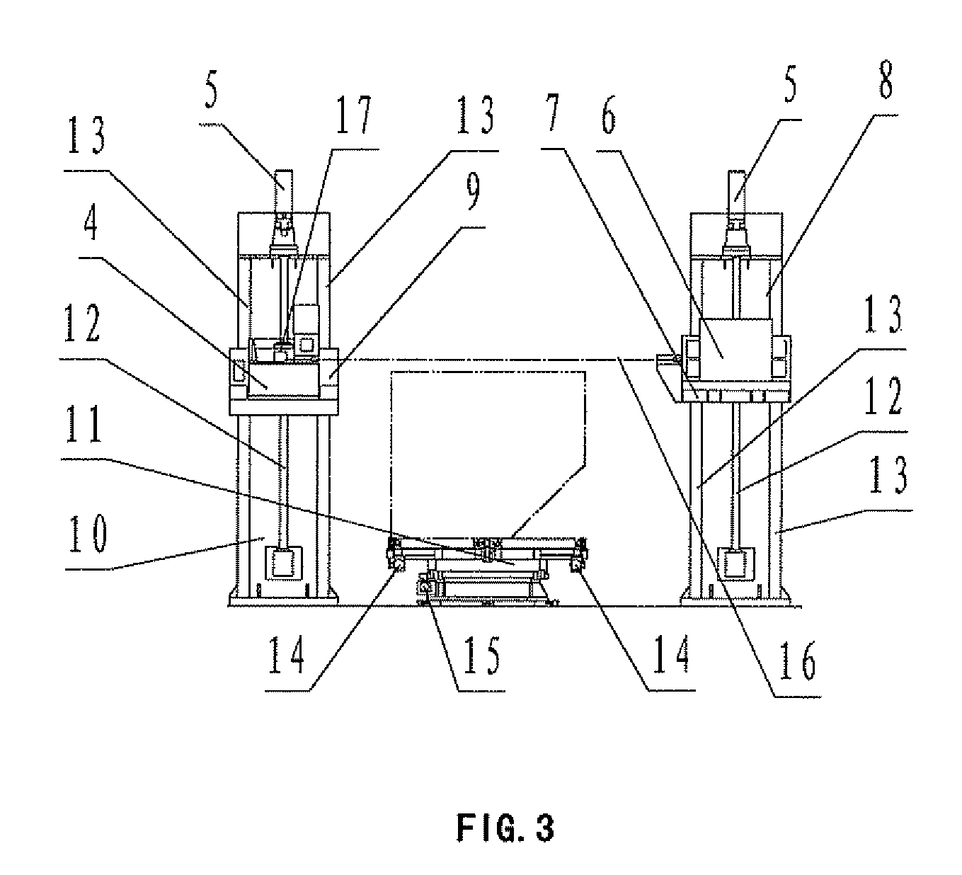 Device for inspecting contraband in aviation cargo container