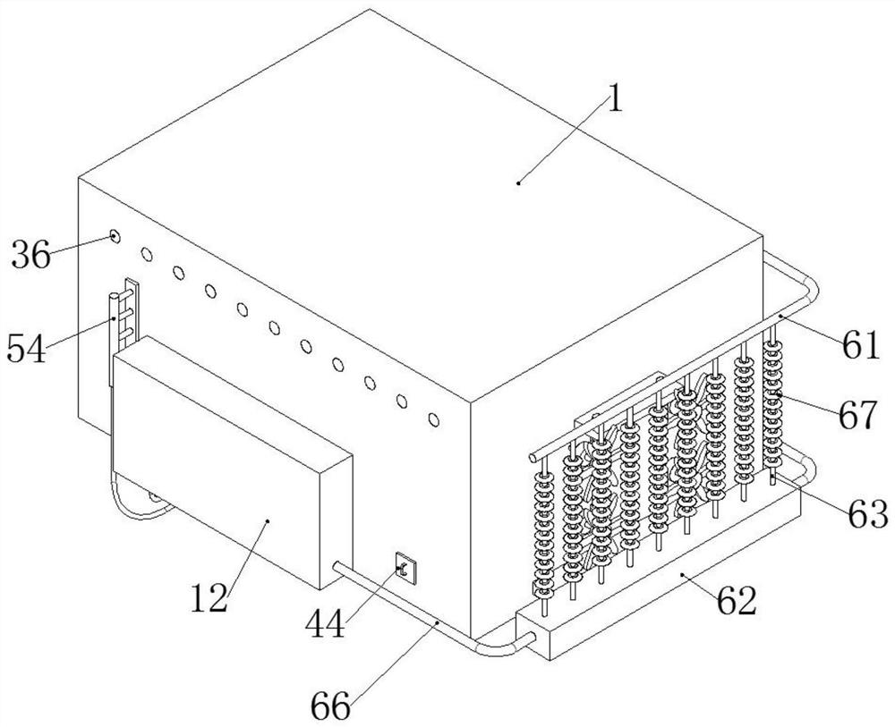 Multi-efficient heat dissipation system for battery of electric automobile